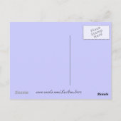 ヴィンテージ牡丹花文葉書 ポストカード (裏面)