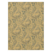 ヴィンテージ牡丹、クロキュース&チューリップ花柄 テーブルクロス (正面)