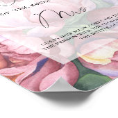 ヴィンテージ牡丹 – コルクの数を推測 ポスター (角)