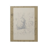 ヴィンテージ牡羊座の地図Hevelius 1690 ノートパッド (回転)