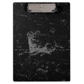 ヴィンテージ牡羊座の星座ヘベリアス1690 クリップボード (正面)