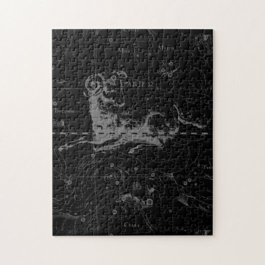 ヴィンテージ牡羊座の星座ヘベリアス1690 ジグソーパズル (縦)