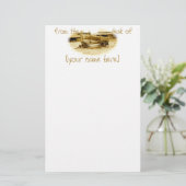 ヴィンテージ牧場ワゴンカスタマイズ可能な文房具 便箋 (スタンド正面)