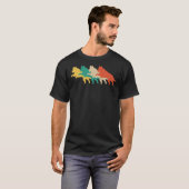 ヴィンテージ牧畜犬キングシェパードドイツ羊飼い Tシャツ (正面フル)