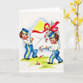 ヴィンテージ特別な時のグリーティングカード カード (黄色い花)