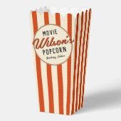 ヴィンテージ特別イベント映画館ポップコーン フェイバーボックス (裏面)