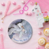 ヴィンテージ特別配送ストーク赤ちゃんシャワー ペーパープレート (パーティー)