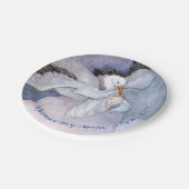 ヴィンテージ特別配送ストーク赤ちゃんシャワー ペーパープレート (アングル)