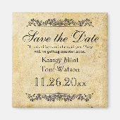 ヴィンテージ特殊お祝いの角華美括弧 マグネット (正面)