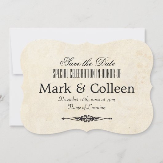 ヴィンテージ特殊お祝い変動2 セーブザデート (正面)