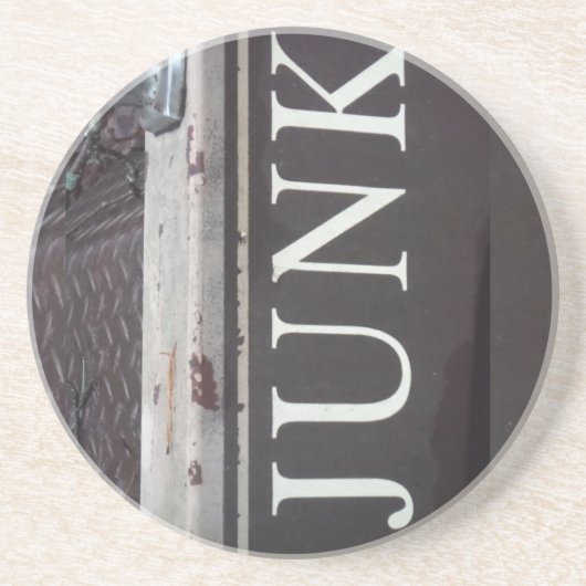 ヴィンテージ牽引トラックのジャンクサイン コースター (正面)