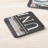 ヴィンテージ牽引トラックのジャンクサイン コースター (左側)