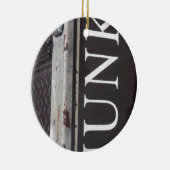 ヴィンテージ牽引トラックのジャンクサイン セラミックオーナメント (右)