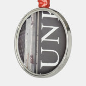 ヴィンテージ牽引トラックのジャンクサイン メタルオーナメント (左)