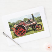 ヴィンテージ牽引機関 長方形シール (封筒)