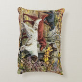 ヴィンテージ犬のセッターのトリオ アクセントクッション (裏面(縦))