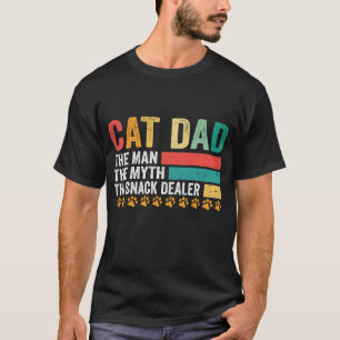 ヴィンテージ犬のパパ男の神話スナックディーラーFath Tシャツ
