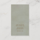 ヴィンテージ犬の作家のカッコいいの動物のシンプルなプロフェッショナル 名刺 (裏面)