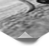 ヴィンテージ犬の写真ダッシュント犬のレトロなペットラブ ポスター (角)