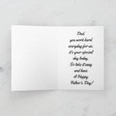 ヴィンテージ犬の草刈り用芝生 カード (内部)