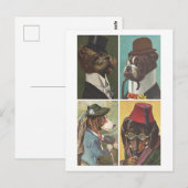 ヴィンテージ犬服葉書 ポストカード (正面/裏面)