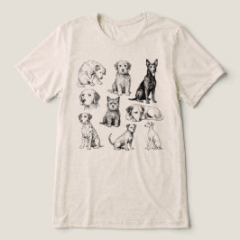 ヴィンテージ犬種コレクション パピースケッチ トライブレンドＴシャツ