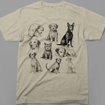 ヴィンテージ犬種コレクション パピースケッチ