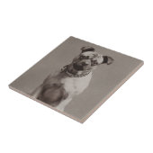 ヴィンテージ犬 タイル (側面)