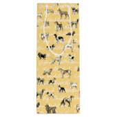 ヴィンテージ犬 ワインギフトバッグ (裏面)