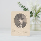 ヴィンテージ犯罪泥棒と強盗マグショット ポストカード (スタンド正面)