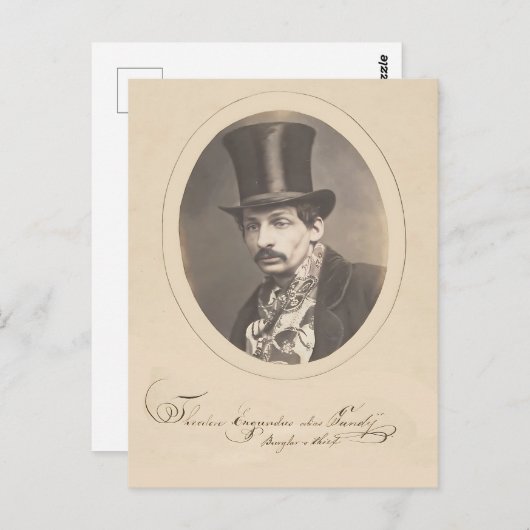 ヴィンテージ犯罪泥棒と強盗マグショット ポストカード (正面/裏面)