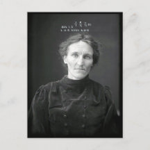 ヴィンテージ犯罪犯罪黒白ムグショット写真