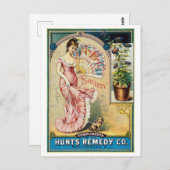 ヴィンテージ狩りの救済会社広告 ポストカード (正面/裏面)