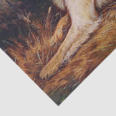 ヴィンテージ狩りドッグポートレートデコページ 薄葉紙 (詳細)