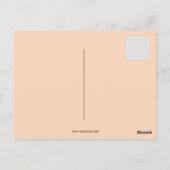 ヴィンテージ狩りfor aハウスおもしろいイラストレーション ポストカード (裏面)