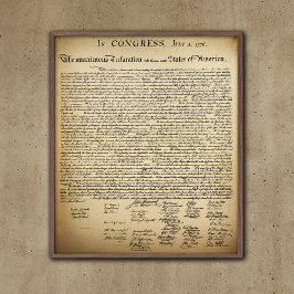 ヴィンテージ独立宣言ポスター ポスター