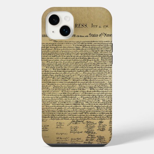 ヴィンテージ独立宣言 iPhoneケース (裏面)
