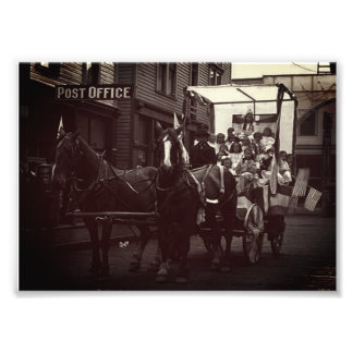 ヴィンテージ独立記念日ガールズアラスカ フォトプリント           