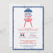 ヴィンテージ独立記念日7月4日パーティー 招待状 (裏面)