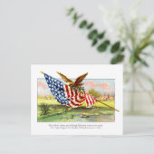 ヴィンテージ独立記念日 ポストカード (スタンド正面)