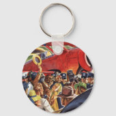 ヴィンテージ独身のプロップフライトパイロット(Paparazzi) キーホルダー (裏面)