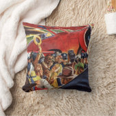 ヴィンテージ独身のプロップフライトパイロット(Paparazzi) クッション (ブランケット)