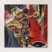 ヴィンテージ独身のプロップフライトパイロット(Paparazzi) ジグソーパズル (横)