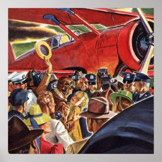 ヴィンテージ独身のプロップフライトパイロット(Paparazzi) ポスター (正面)