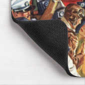 ヴィンテージ独身のプロップフライトパイロット(Paparazzi) マウスパッド (コーナー)