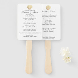 ヴィンテージ独身の結婚式 プログラムメニューコンボ ハンドファン