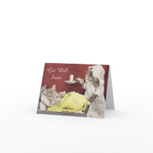 ヴィンテージ猫がすぐにグリーティングカード