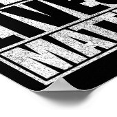 ヴィンテージ猫が悩むトランプ2024 ポスター (角)