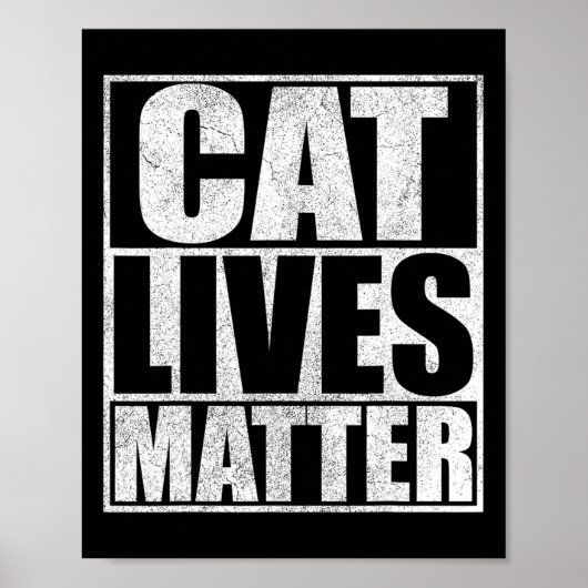 ヴィンテージ猫が悩むトランプ2024 ポスター (正面)