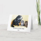 ヴィンテージ猫すぐに回復するカード カード (裏面)